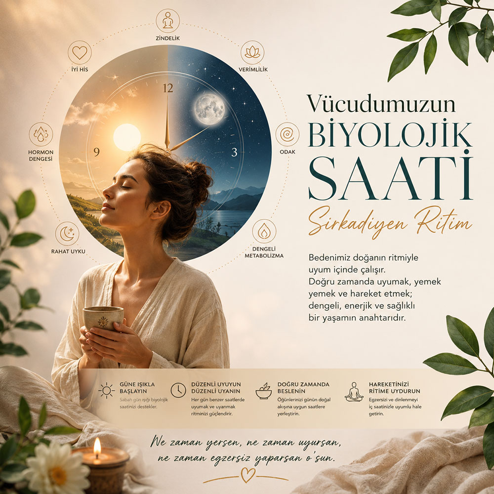Vücudumuzun biyolojik saati ve sirkadiyen ritim