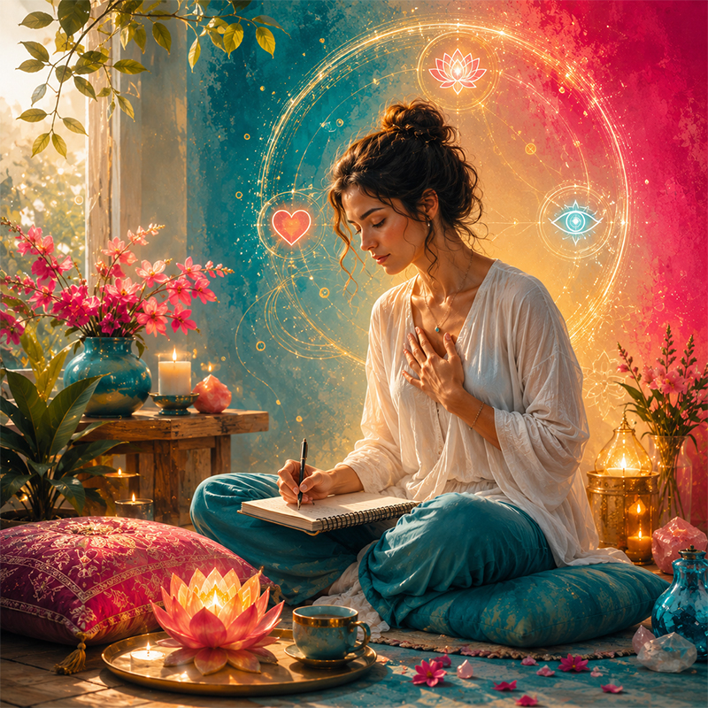 Meditasyon öncesinde niyet belirleme uygulaması