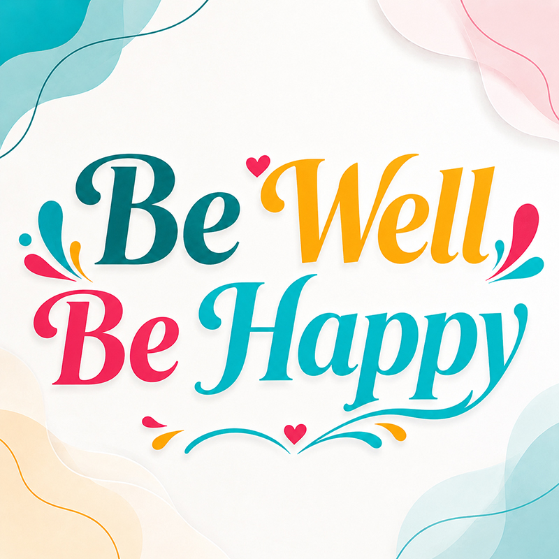 Ebru Şinik's Be Well Be Happy life motto