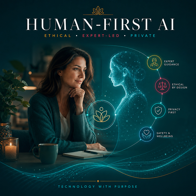 Ethical and human-centred use of an artificial intelligence wellbeing coach