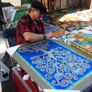 Colourful mandala artwork by Paul Heussenstamm