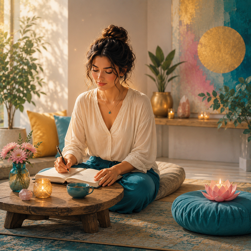 A practice for setting an intention before meditation